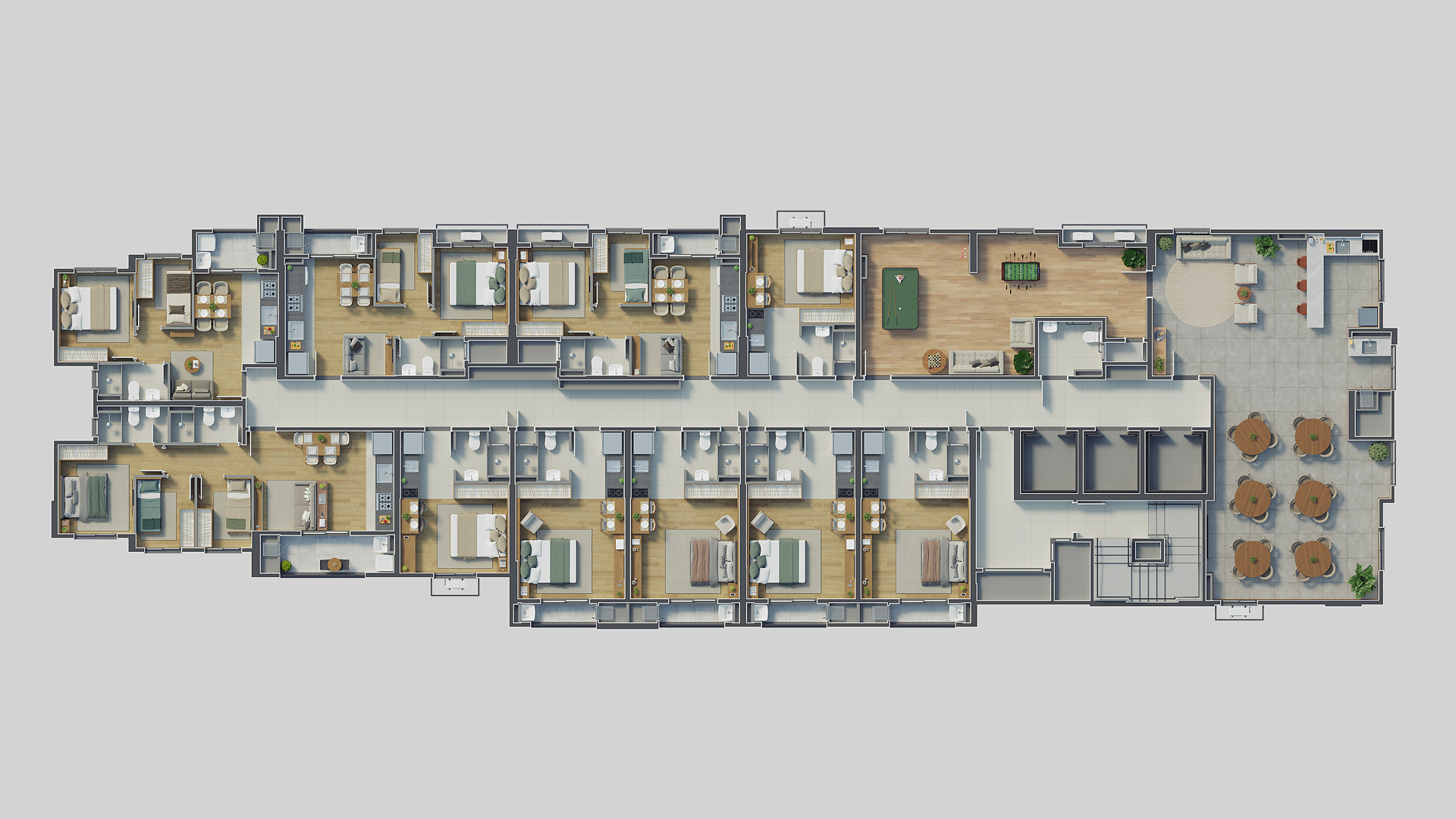 Planta humanizada — Eleve 3D Studio